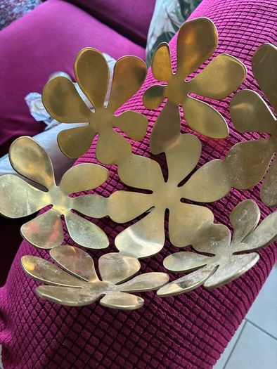 Vintage Brass Fruit Bowl