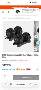 adjustable dumbbells