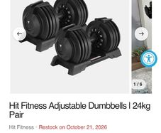 adjustable dumbbells