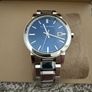 Burberry The City Men's Sapphire Blue Dial Steel Silver Swiss Made Watch BU9031 Image 7