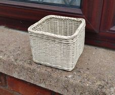 Wicker Style Small Basket (used).