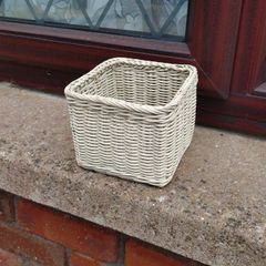 Wicker Style Small Basket (used).
