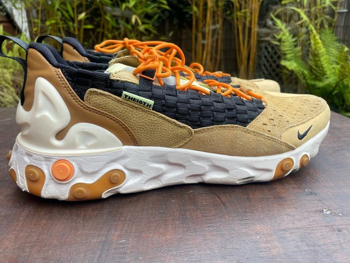 Nike React Sertu Men Shoes, Club Gold/Black/Wheat/Ceramic, AT5301-700, size 10