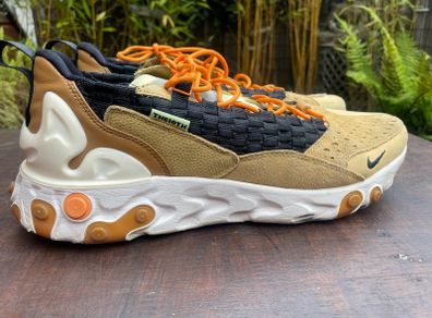 Nike React Sertu Men Shoes, Club Gold/Black/Wheat/Ceramic, AT5301-700, size 10