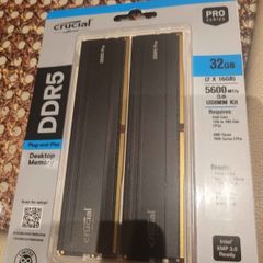32 Gb DDR5 Ram (2x16 Gb) 5600mhz, Intel Xmp 3.0 / Amd Expo ( New, Unopened )
