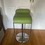 Bar Stool Green leather Image 2