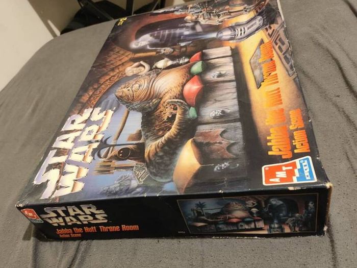 Vintage Star Wars Jabba The Hutt Throne Room Action Scene Amt Ertl Model Kit Return Of The Jedi 1995 Luke Skywalker Tatooine