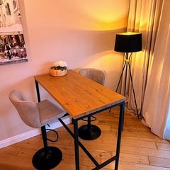 Black & Gold Tripod Floor Lamp