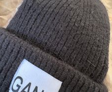 GANNI hat / black / new