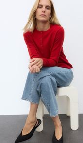 United Colours of Benetton red cardigan