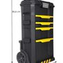 Stanley Rolling Workshop 2-in-1, Modular Construction, 4 Removable Tool Boxes with Quick Release, Telescopic Aluminium Handle Image 2