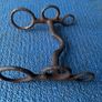 Antique hand wrought iron horse bridle mouth bit Image 10