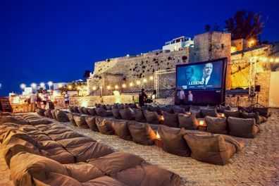 Inflatable outdoor cinema Dublin Business Partner