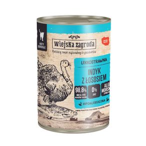 Country of Animals Turkey with Salmon wet food for cat (adult) 400g
