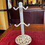 Kitchen Craft Traditional style cast iron  cream mug tree stand . Height is 35.5 cm. 2 available .Pricing them individually and can sell individually Image 4