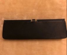 Black Satin Clutch bag