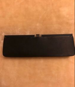 Black Satin Clutch bag