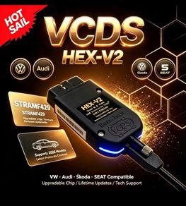 VIIPLUS [1996-2026] Update  vagcom vcds Unlimits VINs Real V2 Online Hardware Interface For VAG Diagnostic Coding TOOL