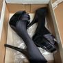 Ladies Black High Heels Image 4