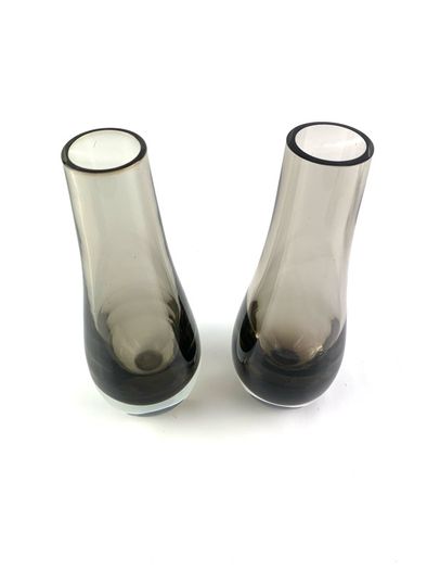 Mid century Caithness glass vases