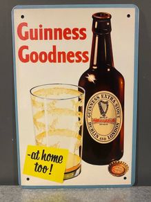 Guinness Tin Metal Sign