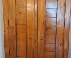 Solid Oak new Double Wardrobe-78 x41x23 inches