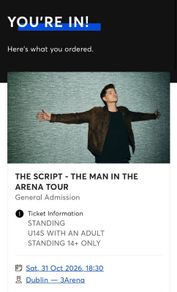 the script tickets