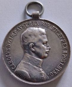 Austria (1916-1918) Charles I - Medal for Bravery 'FORTITUDINI'