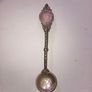 Antique Portuguese Silver Coin Souvenir Spoon Image 2