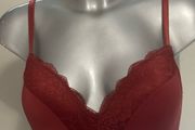 Marylin Monroe brick red non wired bra size UK36 C EU80C Perfect condition Postage included