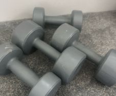 weights 1.1kg and 2.3kg