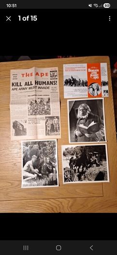 1970 Beneath The Planet Of The Apes Press Kit Material