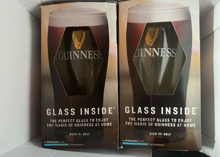 Guinness Draught Nitrosurge Device and 4Guinness glasses brand new