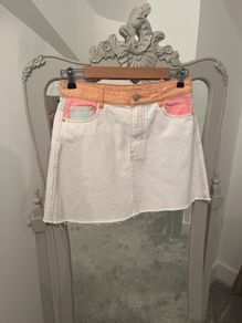 Cute Multi-toned Bershka Denim Mini size 10 Eur38