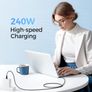 Cable Matters 2-Pack Extreme Flexible 240W USB C Charging Cable 0.9m, Black, for MacBook Pro, iPad Pro, iPhone 15 Pro, Apple Vision Pro (140W USB C Charger Cable, USB C Cable) Image 3