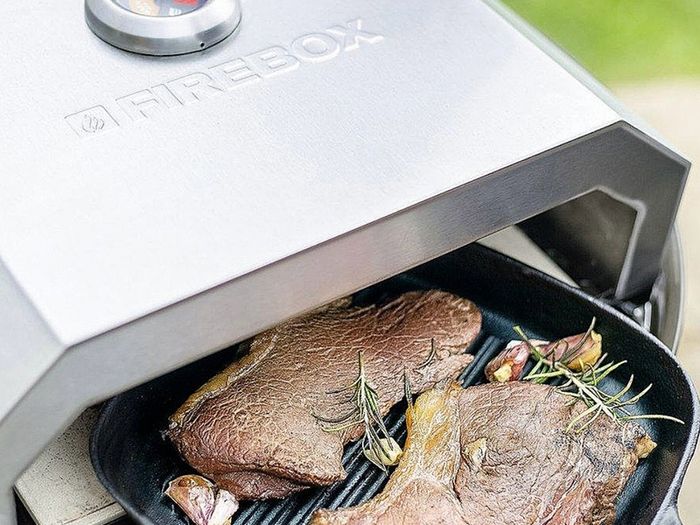 Firebox Pizza Oven + Stainless Steel Spatula (both New, Never used & in Packaging)