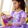 Disney Tangled Rapunzel girls fancy dress costume Age 4 EUC Image 5