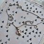 Sterling silver necklace,pendant Angel with pink cz stones Image 7
