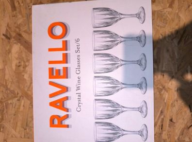 Crystal wine glasses
