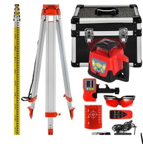 Red Rotary Laser Level Self Leveling kit