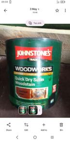1. Litre.   Of.  Satin. Quick. Dry.  WOODSTAIN