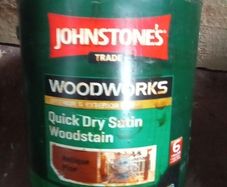 1. Litre.   Of.  Satin. Quick. Dry.  WOODSTAIN