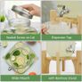 Brand New 4L Glass Drinks Dispenser with Faucet, Water Dispenser with Bamboo Stand, Image 3