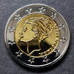 Monaco 2007 "Grace Kelly" Trial Probe 2 Euro Token