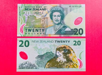 New  Zealand   20 Dollars  2006. Pick 187 Polymer / Plastic  ( Uncirculated )