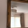 Ornate antique overmantel mirror Image 4