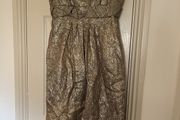 Gold brocade Dress