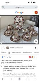 Mason dinner service