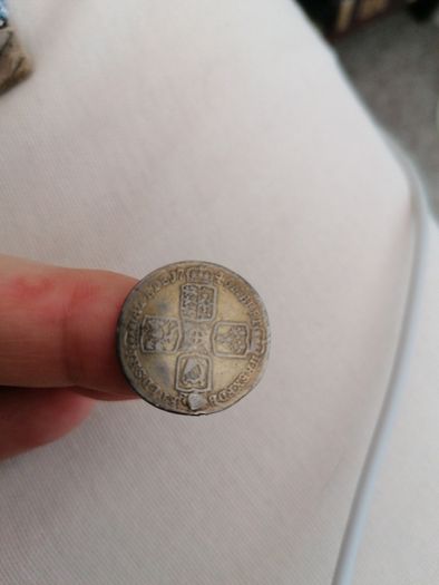 1746 Lima Silver Sixpence Coin