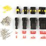 BRAND NEW 352pcs 2 pin connector HID waterproof connector 1/2/3/4 Pins 26 Sets Car Electrical Wire connectors Plug Truck Harness 300V 12A Image 4